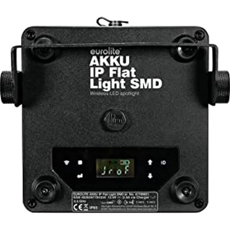 EUROLITE AKKU IP Flat Light SMD sw | Flacher IP65-Scheinwerfer mit 81 x RGBW-SMD-LED, QuickDMX-Transceiver und IR-Fernbedienung – Bild 3