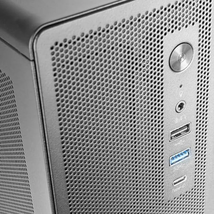 Tacens Aeroslim500, PC-Gehäuse mit TFX Netzteil 500W, Micro ATX, 5x 2,5" Einschübe, schwarz – Bild 4