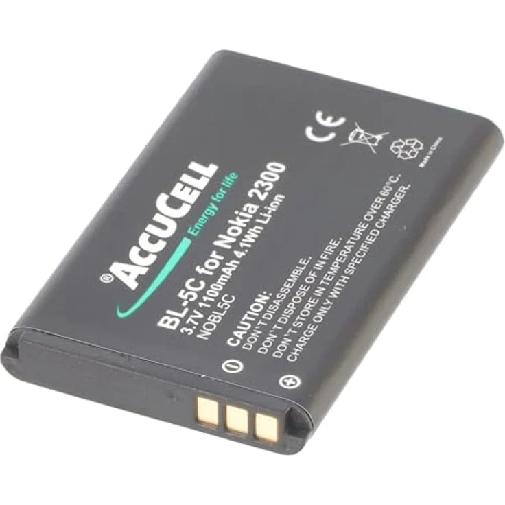 Akku passend für Primo by Doro Li-ion Battery 3.7VDC-1100mAh-4,1Wh RCB01P02 – Bild 2