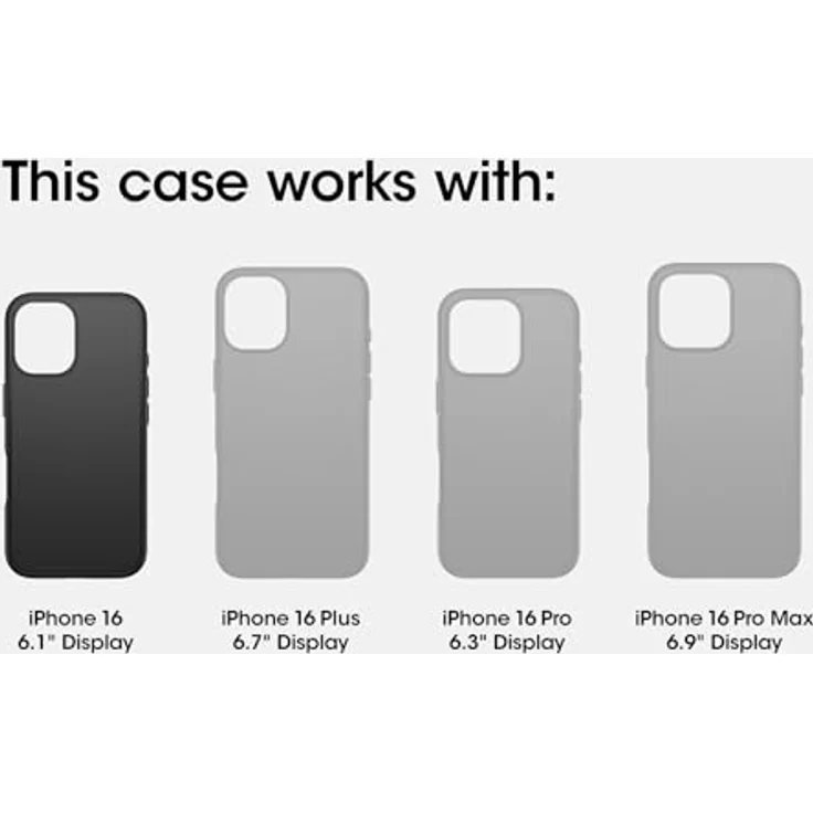 OtterBox Schutzhülle für iPhone 16 Prefix-Serie, transparent - Ultradünn, MagSafe-Hülle, Militärstandard getestet, recycelte Materialien – Bild 2