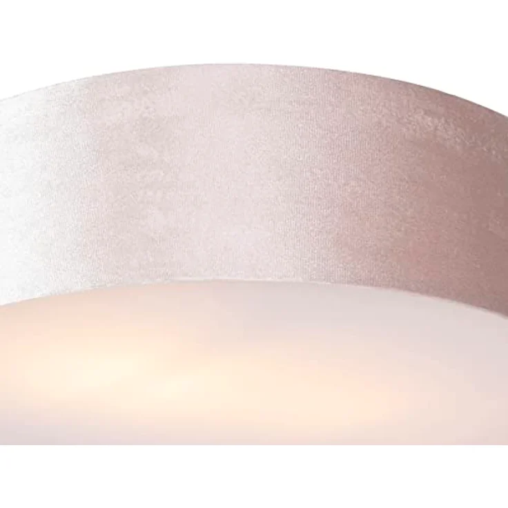 Qazqa Modern Deckenleuchte rosa 40 cm mit Gold - 2-flammig, LED geeignet E27 – Bild 3
