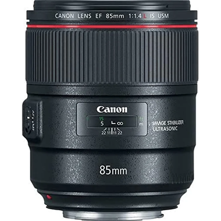 Canon Porträtobjektiv EF 85mm F1.4L IS USM für EOS (Festbrennweite, 77mm Filtergewinde, Autofokus, Bildstabilisator) schwarz – Bild 2