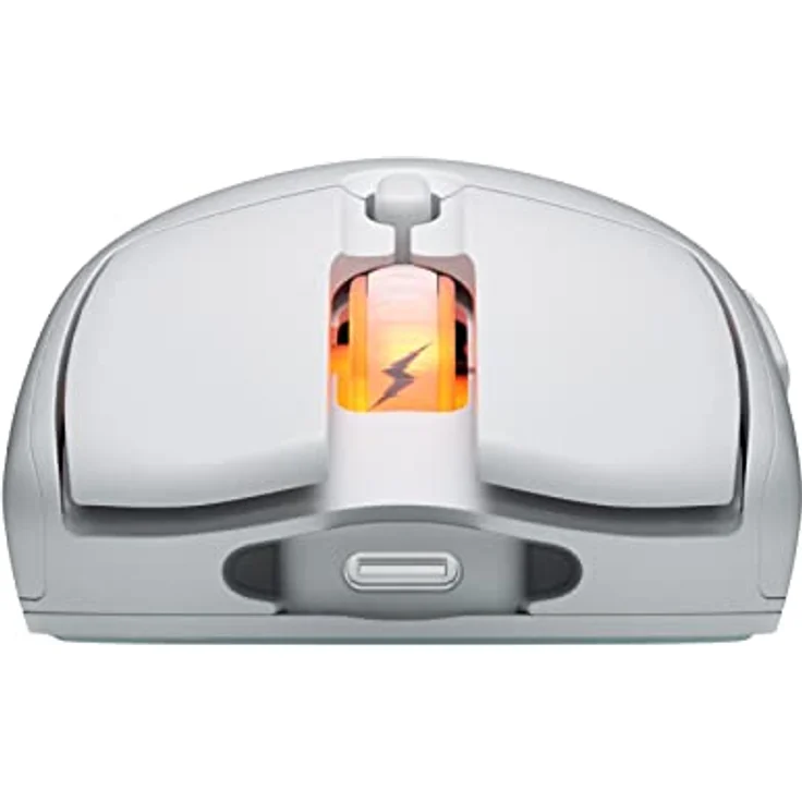 Fnatic BOLT Weiße Kabellose Gaming Maus – Pixart 3370 Sensor, 69g, WiFi & Bluetooth, Akkulaufzeit 110–210 h, USB-C-Aufladung, Kailh GM 8.0-Schalter, 4 Profile & DPI-Stufen, reine PTFE-Skates (Windows) – Bild 5