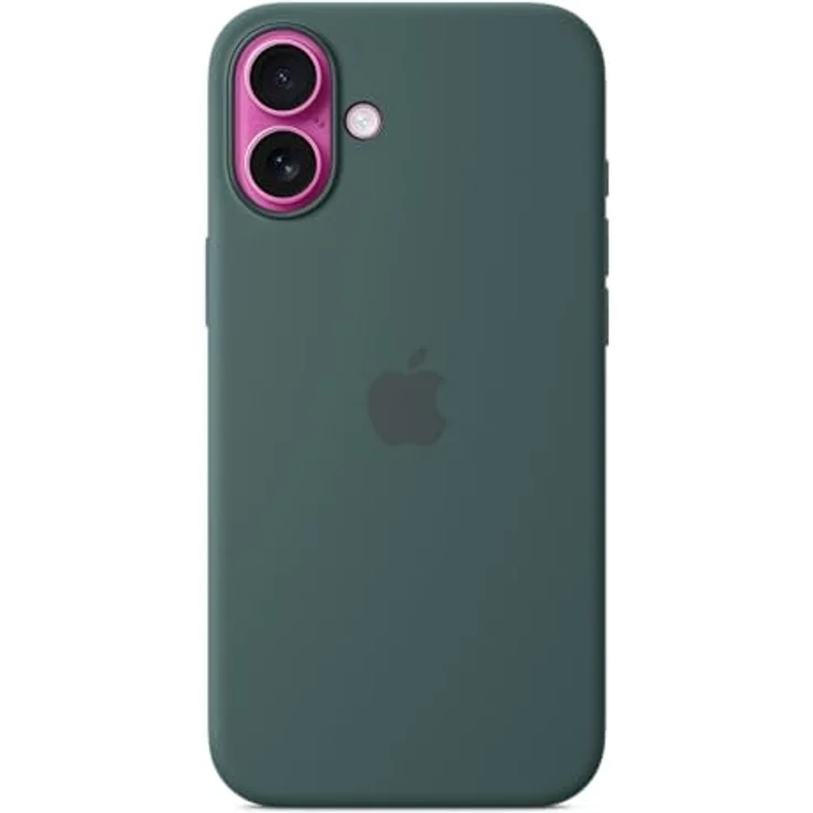 Apple iPhone 16 Plus Silikon Case mit MagSafe – Seegrün – Bild 3