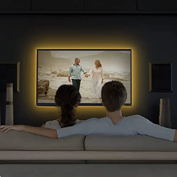 TP-Link Tapo L900-10 LED Strip 2*5 M (nur ein Stromadapter enthalten), Wifi LED Streifen, 16 Mio. Farben, dimmbar, Tapo APP Steuerung, kompatibel mit Alexa & Google, kein Hub notwendig, energiesparend – Bild 5