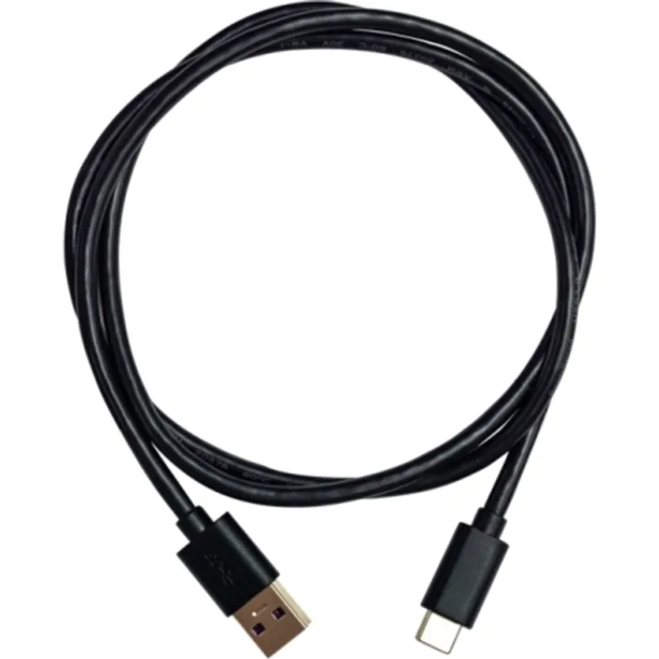 QNAP CAB-U310G10MAC USB Kabel, USB 3.2 Gen 2, 1 m, USB A zu USB C, Schwarz, 10 Gbit/s Datentransferrate