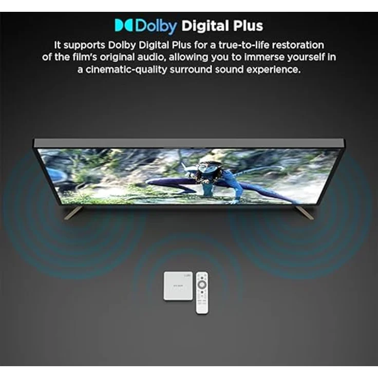 Lipa KP1 Android TV Box 2-32 GB - Mediaplayer für TV - 4K - Google Lizenz - Google Voice Assistant - Wifi und Ethernet – Bild 4