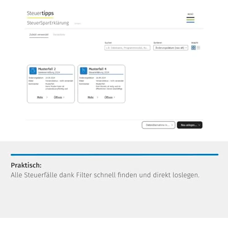 Wolters Kluwer Steuertipps GmbH SteuerSparErklärung 2025 für das Steuerjahr 2024, mit Steuer-KI Alma, für Win & Mac – Bild 4