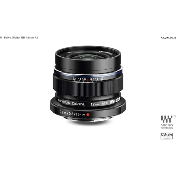 Olympus M.Zuiko Digital ED 12mm F2.0 Objektiv, lichtstarke Festbrennweite, geeignet für alle MFT-Kameras (Olympus OM-D & PEN Modelle, Panasonic G-Serie), schwarz – Bild 6