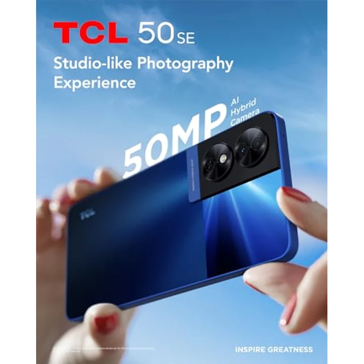 TCL 50 SE 17,2 cm (6,78 Zoll) Double SIM Android 14 4G USB Type-C 6 Go 256 Go 5010 mAh Grau – Bild 4
