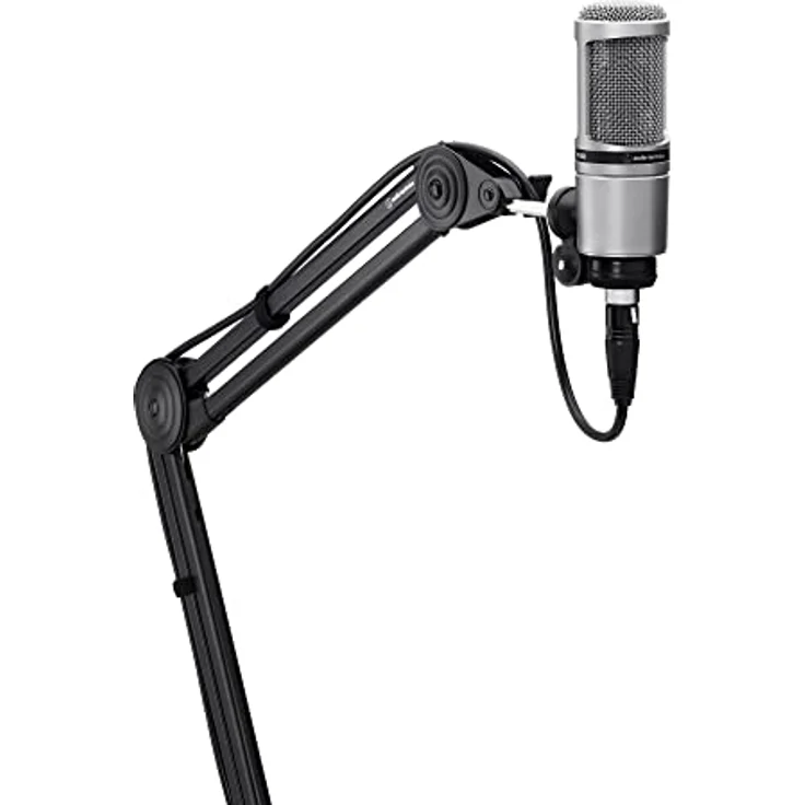 Audio-Technica AT2020 Kondensatormikrofon mit Nierencharakteristik (XLR Anschluss) für Voiceover, Podcasting, Gesang oder instrumentale Live-Aufnahmen, AT2020GM, Metal – Bild 3
