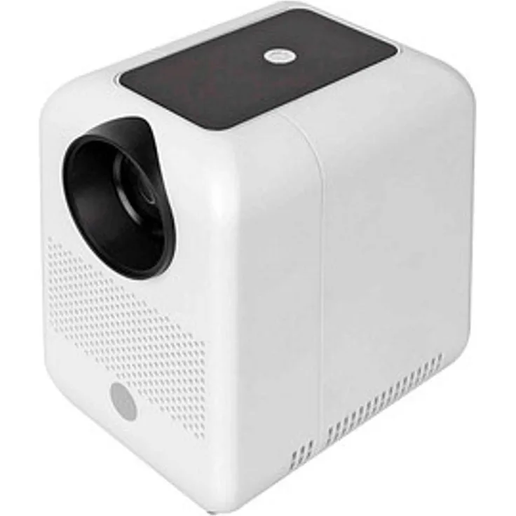 HP Mobile Projector CC180W, tragbarer Beamer mit HD-720p, 200 lm, Weiß, Bluetooth 5.0, motorisierte Fokuseinstellung, integrierte Stereolautsprecher