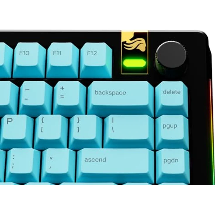 Glorious GPBT Gradient Keycaps, ANSI Layout (US), PBT, Dye-Sub - Ocean - Keycap-Komplettset United States Layout in Ozeanblau – Bild 7