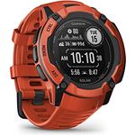 Garmin Instinct 2X Solar – GPS-Smartwatch mit unendlicher Akkulaufzeit im Smartwatch-Modus, über 40 Sport-Apps, Smart Notifications, Pay, Trainingszustand, Fitnessalter, Schlafanalyse UVM.
