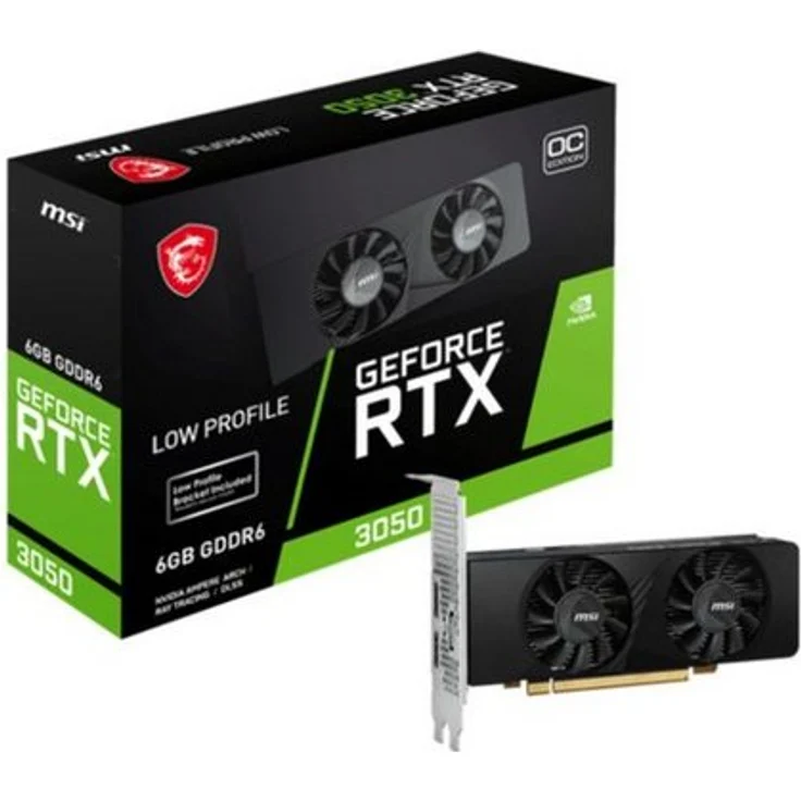 MSI GEFORCE RTX 3050 LP 6G OC Grafikkarte – Bild 1
