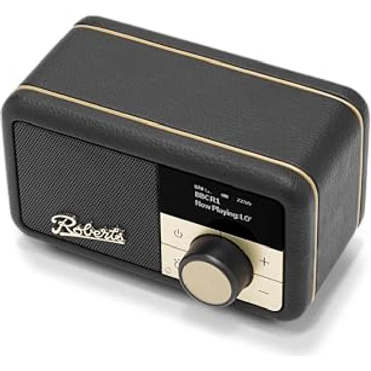 Roberts Radio Revival Petite 2 Dab+/FM/Bluetooth Radiowecker tragbar, Retro-Radio mit Bluetooth, integrierter Akku, USB-C Aufladung – Bild 3