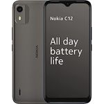 Nokia C12 TA-1535 DS 2/64 Charcoal, Smartphone mit hochwertigen Materialien und langer Lebensdauer
