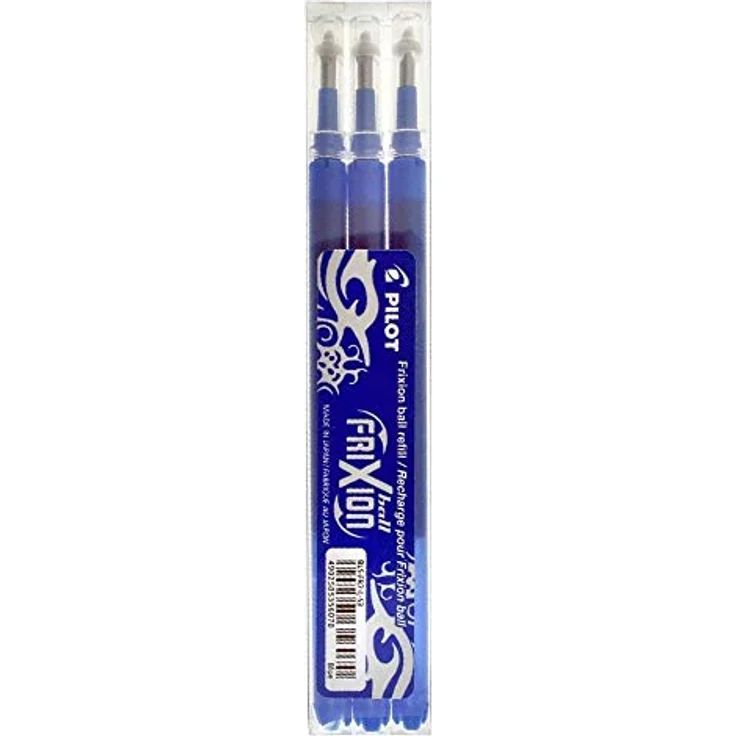 Pilot Tintenrollermine Frixion Ball Clicker 0.7, BLS-FR7, 0.35 mm, Schreibfarbe blau, 3 Stück – Bild 2