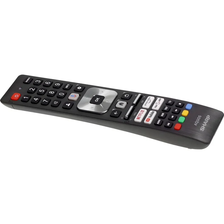Sharp SHW/RMC/0147N, Original Fernbedienung für 4T-C55GP QLED-Fernseher, passgenau und hochwertig