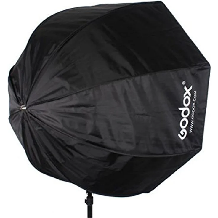 Godox 120cm / 47.2in Tragbare Octagon Softbox Regenschirm Brolly Reflektor für Blitzgerät – Bild 5