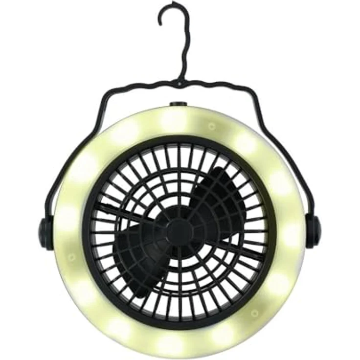 LED-Campingleuchte mit Ventilator GRUNDIG, 12 LEDs – Bild 2