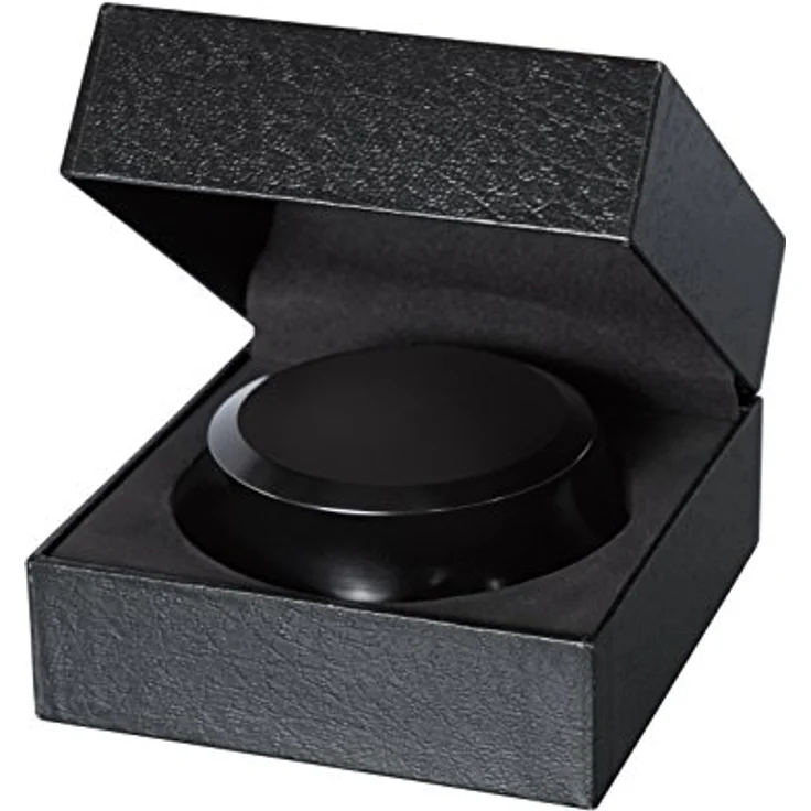 Dynavox Plattenspieler-Stabilizer PST420, Auflagegewicht aus Aluminium für Plattenspieler, Gewicht 420 g, Schwarz – Bild 3