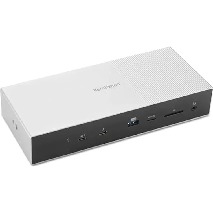 Kensington SD5000T5 EQ Thunderbolt 5 Docking Station, Triple Monitor 8K/4K, für Windows & Macbooks, 140W Leistung, Ethernet & USB-A 3.2 Gen2 Ports (K35201EU)