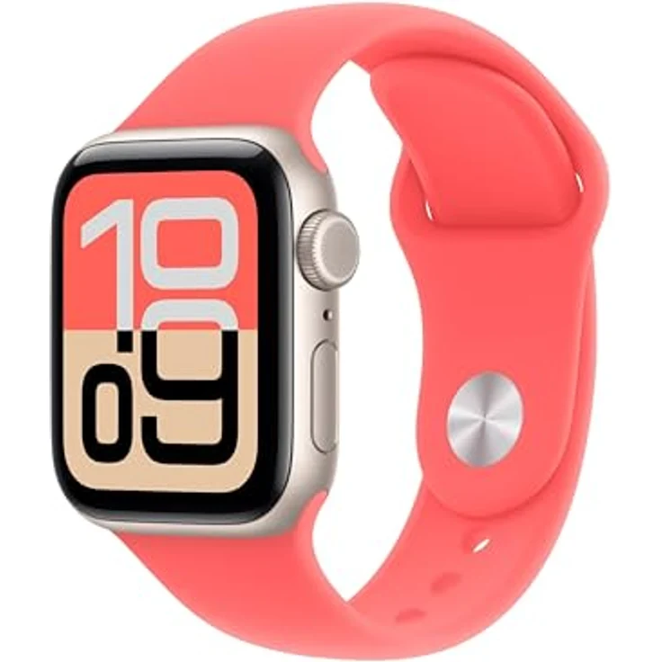 Apple Watch Band, Sportarmband für 40 mm Modelle, Guavepink, S/M, aus hochwertigem Fluorelastomer, weich und robust – Bild 2