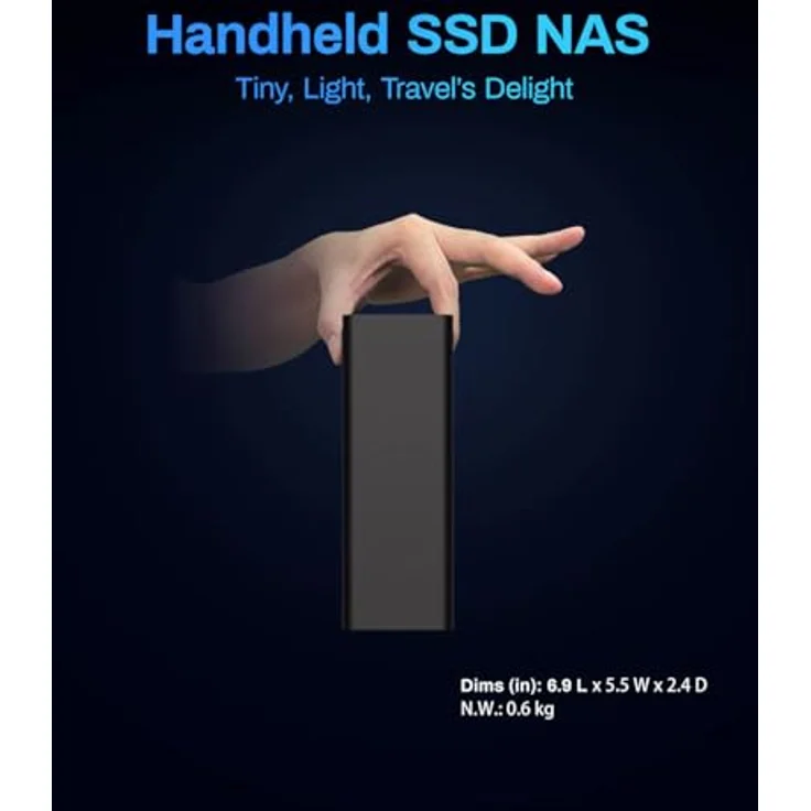 TERRAMASTER F8 SSD Plus NAS - Voll-SSD-NAS mit Core i3 8-Core CPU, 16GB DDR5 RAM, 10GbE Port, 64TB Kapazität (Diskless) - Silber – Bild 3