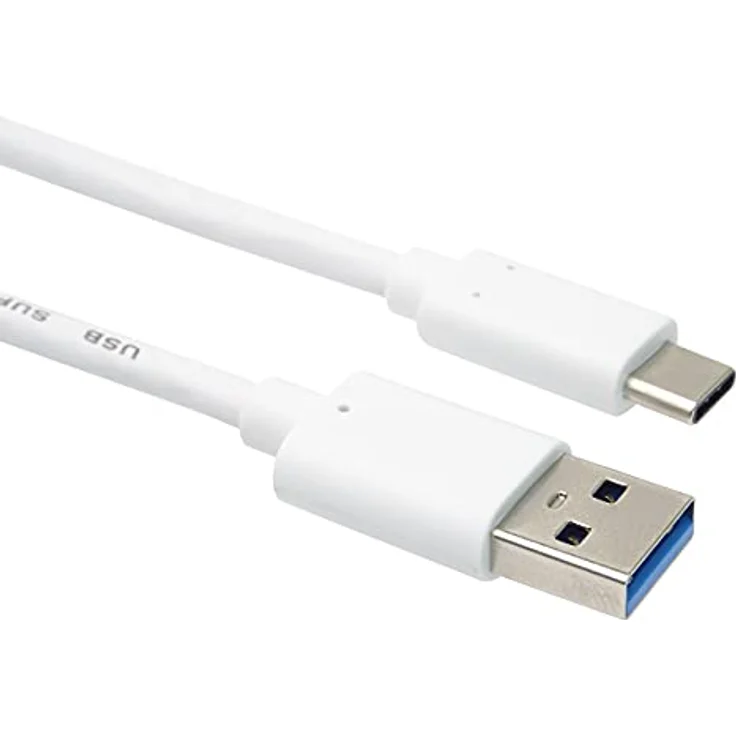 PremiumCord USB-C zu USB 3.0 Verbindungskabel 3m, SuperSpeed ​​Datenkabel bis 10Gbit / S, Anschluss bis 3A, USB 3.1 Generation 2 Typ C Stecker, Farbe Weiß, Länge 1m – Bild 2