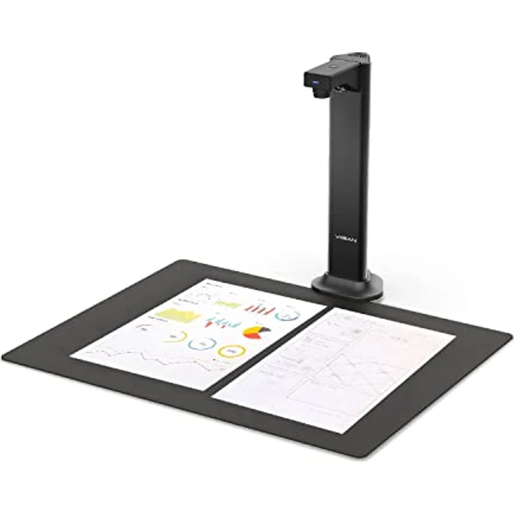 Viisan DL8 Dokumenten- Buchscanner, A3 Scanbereich, 13MP Auflösung, Text-in-Sprache, OCR-Texterkennung – Bild 2