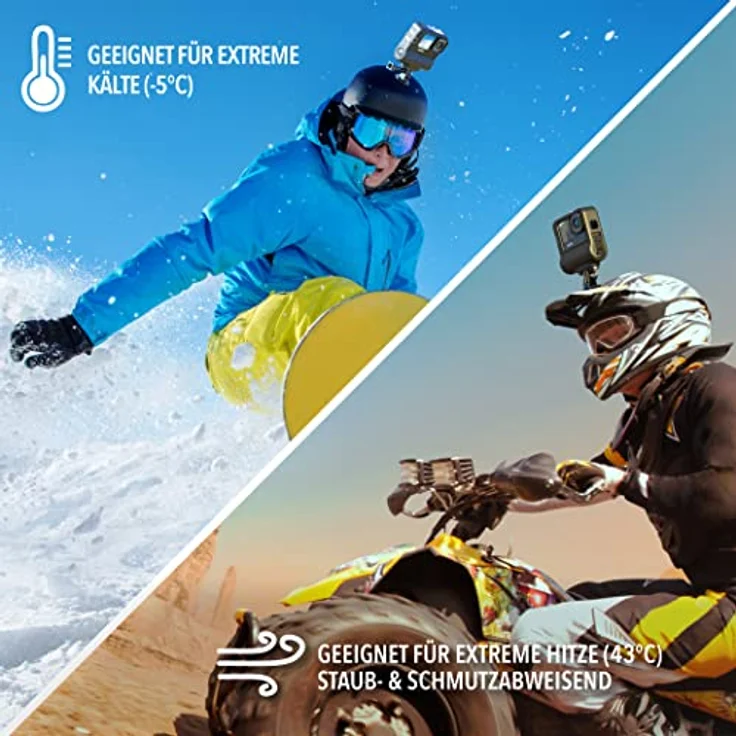 DigiPower Re-Fuel Akkupack, 9 Stunden Akkulaufzeit für GoPro HERO11 & HERO10 Black & HERO9 Black, kompatibel mit GoPro Action-Kamera, IP68 wasserdicht und staubdicht, Allwetter, schwarz – Bild 4