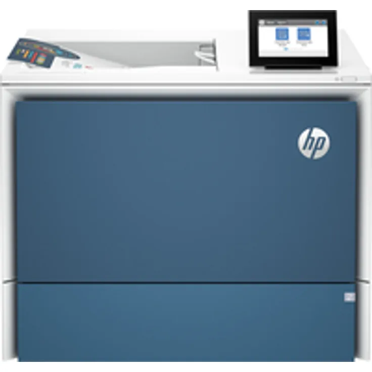 HP Color LaserJet Enterprise X55745dn, Multifunktionsdrucker mit USB-Flash-Laufwerkanschluss, Touchscreen, 1200 x 1200 DPI, A4, 43 Seiten pro Minute, doppelseitiger Druck