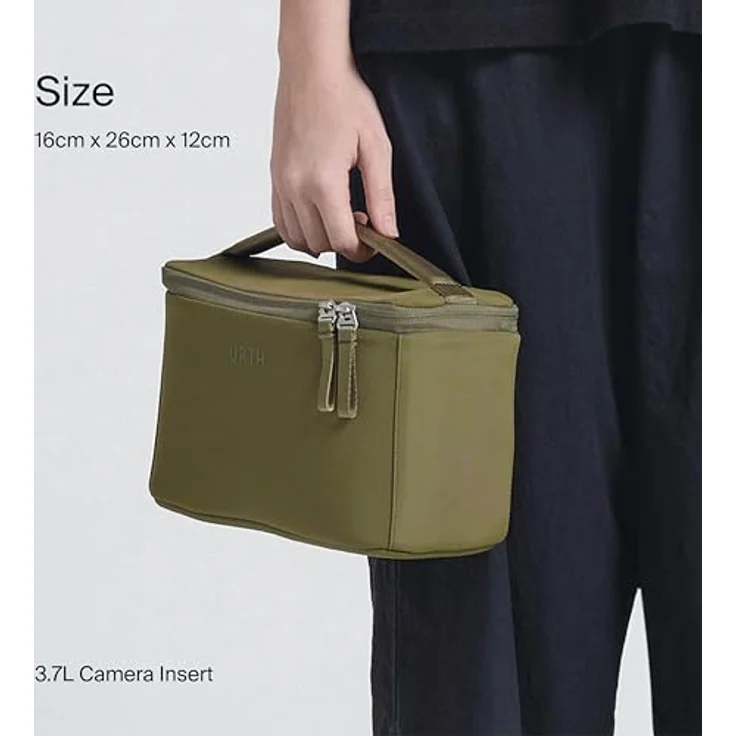 Urth Arkose Camera Insert, Kameratasche Schultertasche für Kamerazubehör, Grün – Bild 6