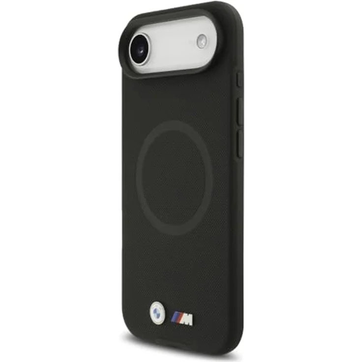 CG MOBILE BMW M FW Metall-Logo Schutzhülle kompatibel mit MagSafe für iPhone 17 Air, Kunstleder/PC/TPU, Schwarz – Bild 2