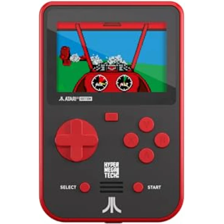 BLAZE EVERCADE ATARI SUPER POCKET, Handheld-Konsole mit 50 vorinstallierten Atari Arcade-Klassikern, rotes Gehäuse, Evercade-kompatibel, 4+ Stunden Akkulaufzeit – Bild 4