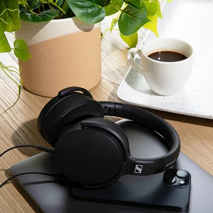 Sennheiser HD400U, Kabelgebundene Kopfhörer mit USB-C und intelligenter Fernbedienung, Schwarz – Bild 7