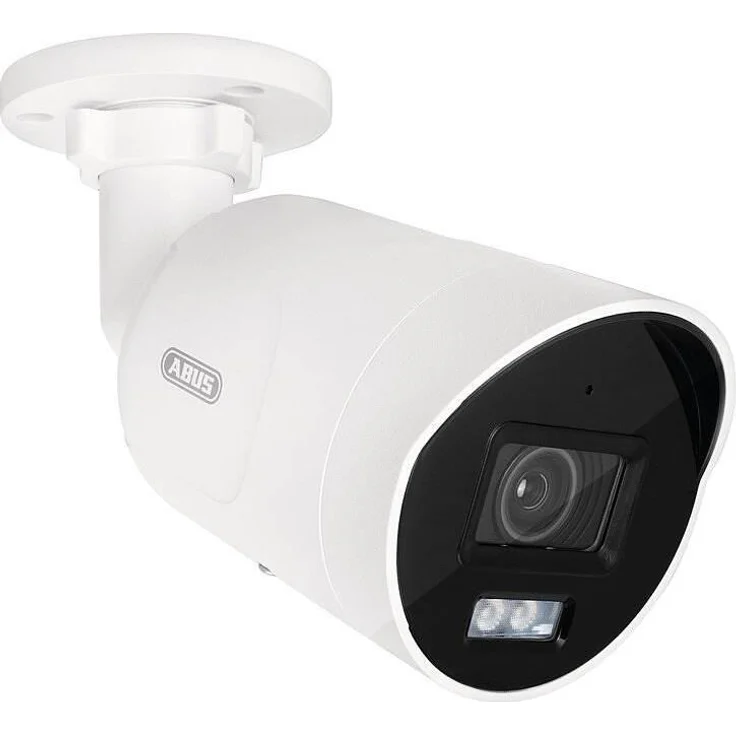 Abus IPCA34512B IP-Kamera 4MPx mit Tag/Nacht-Technologie, Infrarot-Nachtsicht, IP67 wetterfest, Weiss