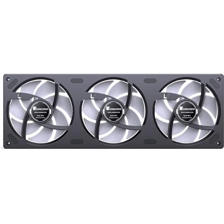 Jonsbo ZB-360 Gehäuselüfter, PWM, ARGB - 360mm, schwarz mit Unendlichkeitsspiegel-Effekt – Bild 9