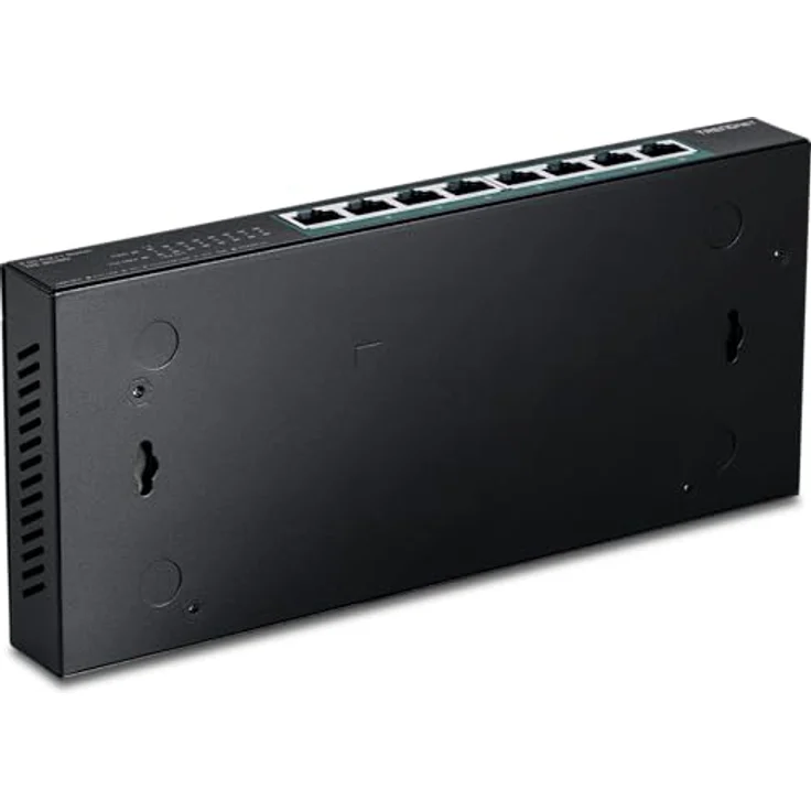 Trendnet 8-Port 2.5G PoE++ Switch, unmanaged Netzwerk Switch mit 230 Watt Gesamtbudget, 40 Gbit/s Switching-Kapazität, Jumbo-Frame-Unterstützung, Schwarz – Bild 11