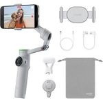 Insta360 Flow 2 Pro Creator Bundle, 3-Achsen-Stabilisierung mit KI-gestütztem Deep Track 4.0, zusammenklappbar, Stone Gray
