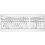 CHERRY KC 1068 Corded DE-Layout IP68 desinfizierbare, wasserdichte Kabeltastatur grau/weiß