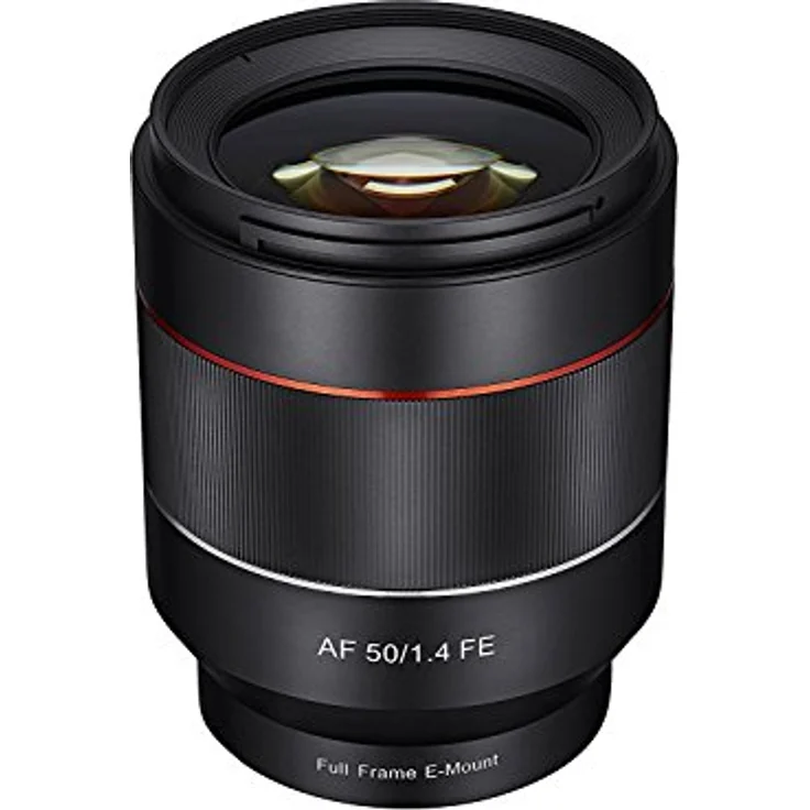 Samyang 50-1,4 Objektiv DSLR Autofokus Sony E Vollformat Fotoobjektiv Lichstärke F1.4, Porträtobjektiv NiftyFifty Objektiv schwarz – Bild 4