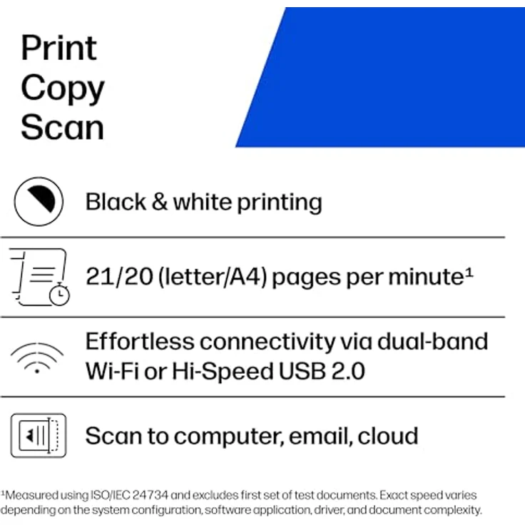 HP LaserJet Pro MFP M140w Wireless Weiß, Multifunktionsdrucker für Zuhause – Bild 3