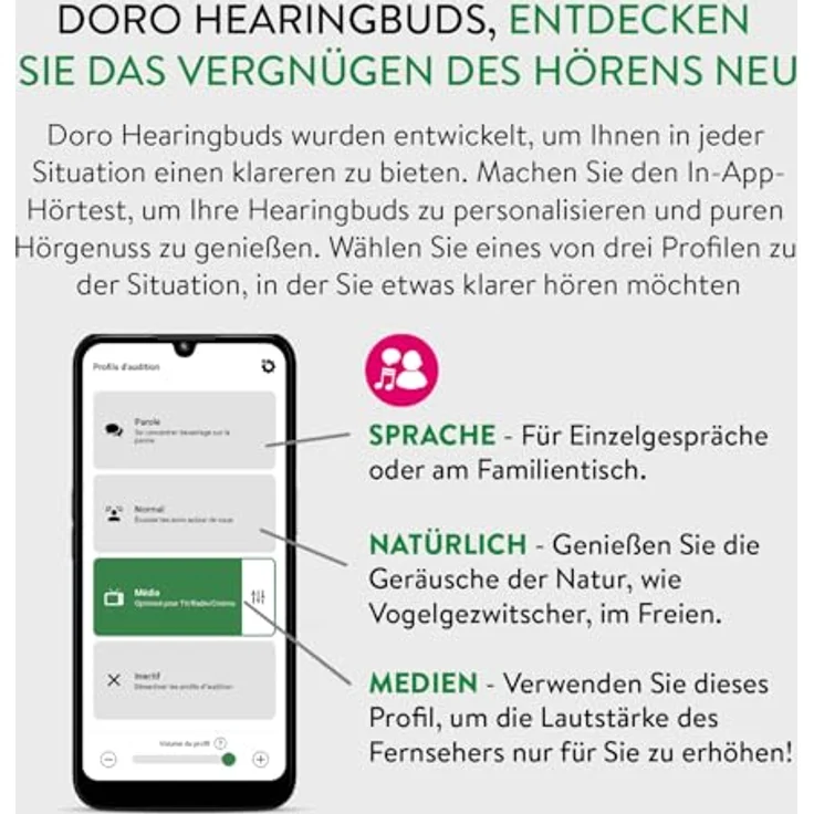 Doro HearingBuds - Black – Bild 5
