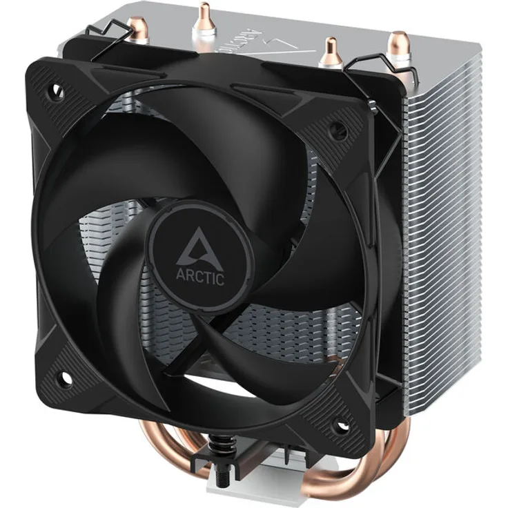 Arctic Freezer 8A CO CPU-Kühler, für AMD AM5/AM4, 100mm PWM Lüfter mit Doppelkugellager, schwarz, kompakte Bauweise mit 136mm Höhe