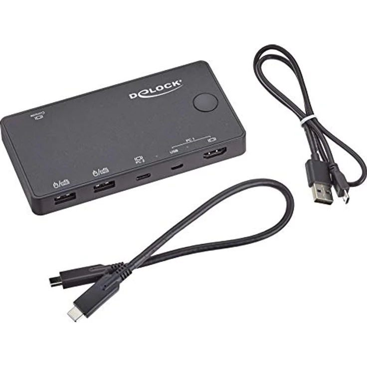 DeLOCK HDMI / USB-C KVM Switch 4K 60 Hz mit USB 2.0 (11477) – Bild 4