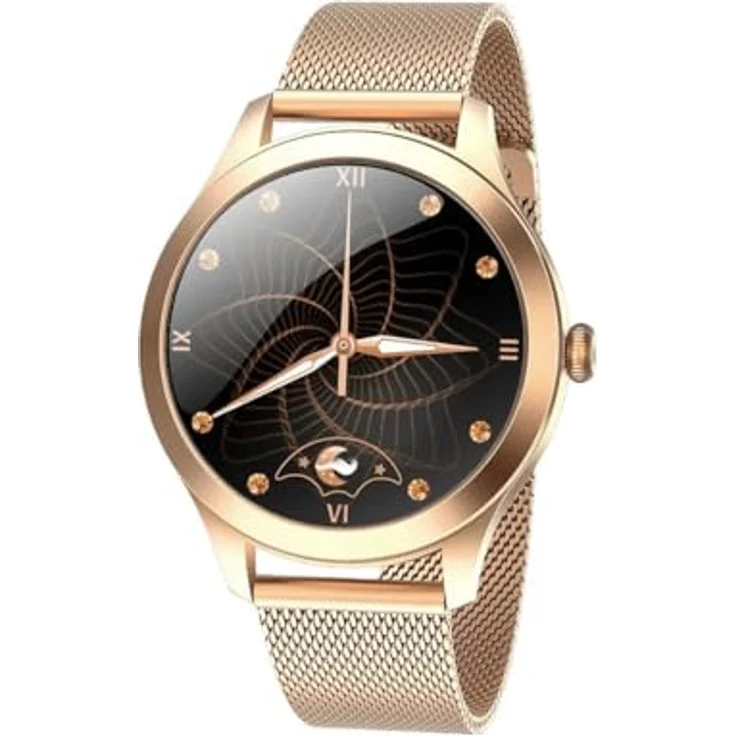 MAXCOM FW42 IP68 Connected Watch mit Schrittzähler und Herzfrequenzmonitor, Gold – Bild 2