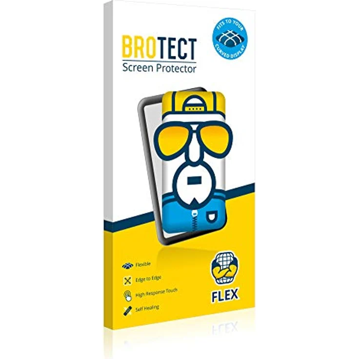 BROTECT 2x Full-Cover Schutzfolie für Insta360 X3 Full-Screen Displayschutz-Folie [3D Curved, Anti-Fingerprint, Kristall-Klar] – Bild 3
