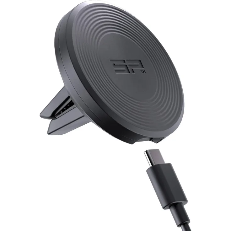 Sp Connect Charging Vent Mount (15 W), Wireless Charger, Schwarz